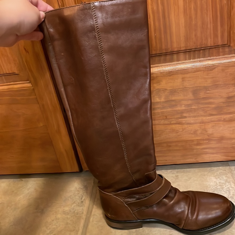 Brown Steve Madden Riding Boot - Picture 5 of 11